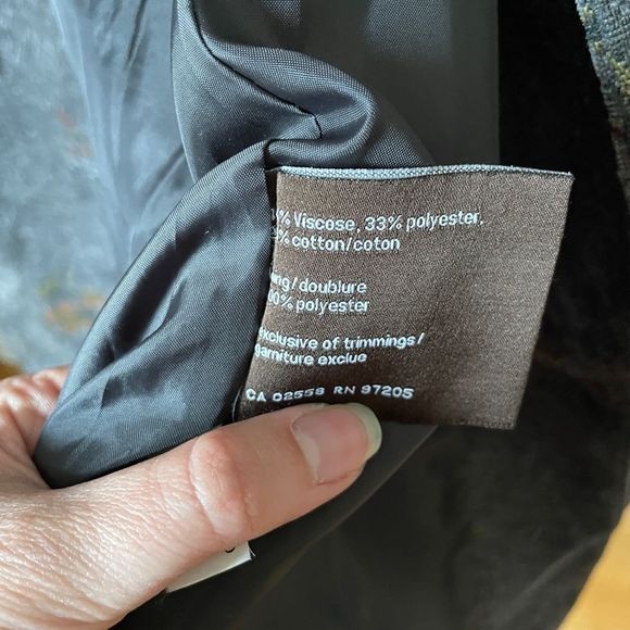 Vintage Danier Tapestry Coat - Picture 6 of 12